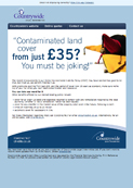 Contaminated land from just £35
