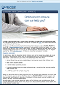 OnCover.com closing