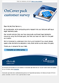 OnCover Pack Customer Survey