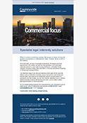 Commercial focus: Specialist legal indemnity solutions