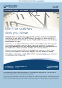 Search delay – Don’t let searches slow you down
