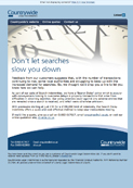 Delayed searches - Don’t let searches slow you down